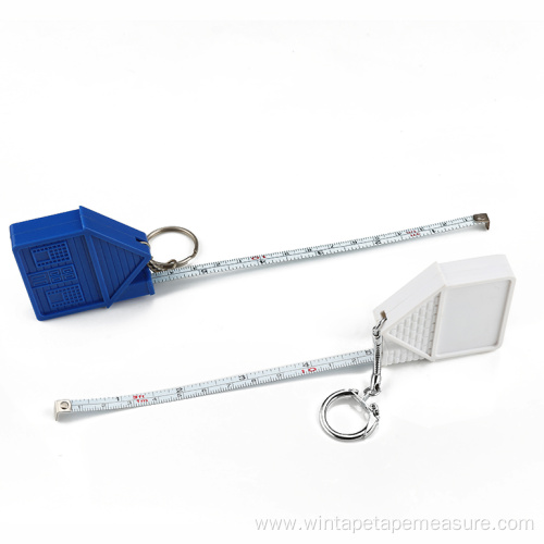 House Shaped Mini Steel Tape Measure